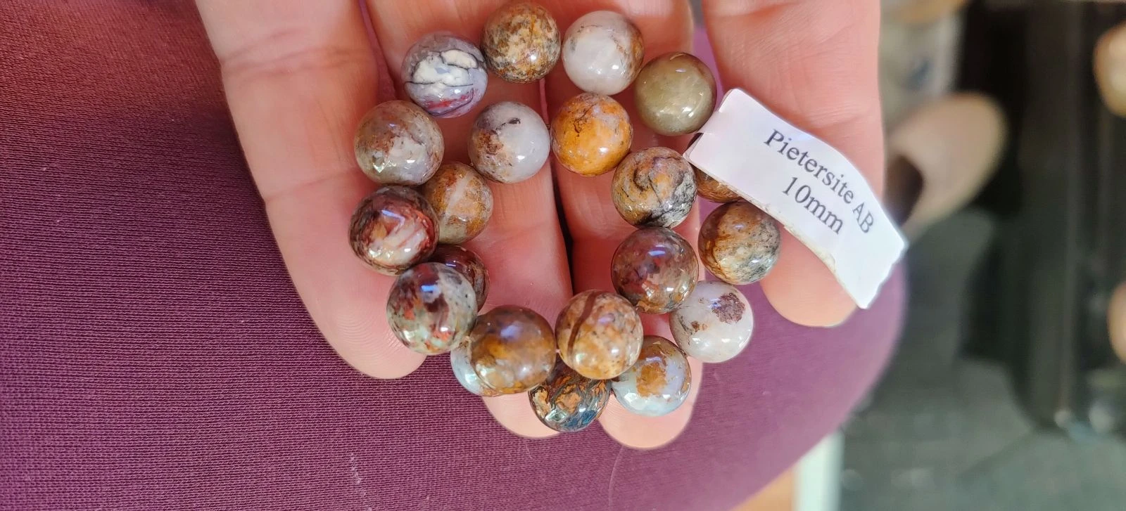 Una pulsera de pietersite AB – photo 4